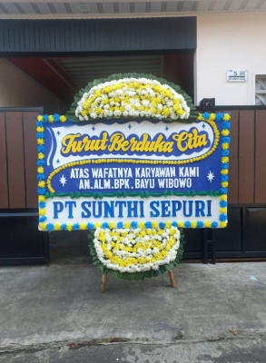 Papan Bunga Duka di Julok